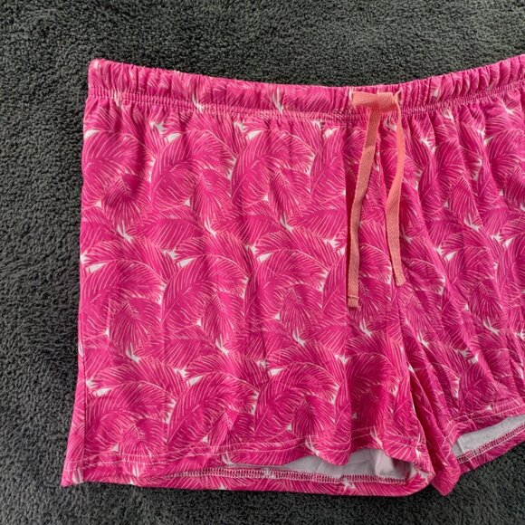 Simply Southern Shorts Women Pink Floral Beach Casual Short XL Drawstring - Picture 3 of 8